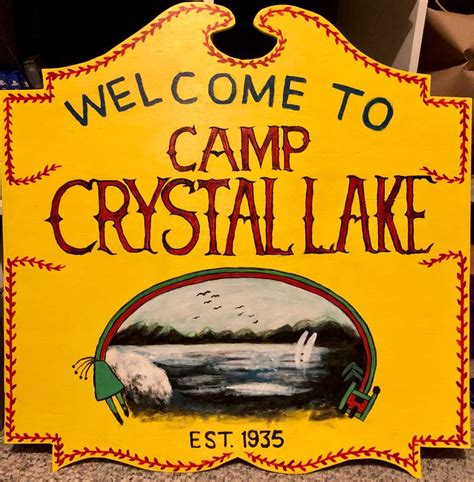 Camp Crystal Lake sign finally finished | Horror Amino