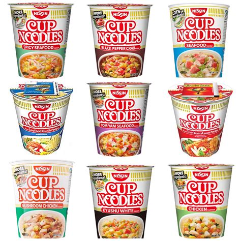 Nissin Instant Cup Noodles (Various flavors) | Shopee Malaysia