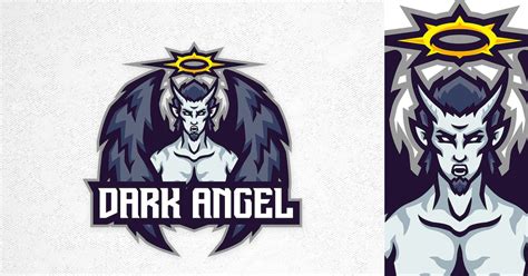 Dark Angel Mascot Logo, Graphic Templates - Envato Elements