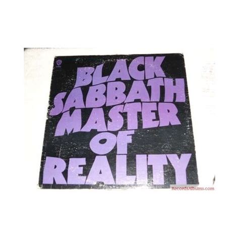 Black Sabbath - Master Of Reality LP Vinyl Record For Sale - Vinyl ...