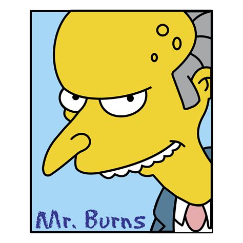 Simpsons Mr Burns Logo PNG Transparent & SVG Vector - Freebie Supply