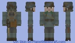 ww1 German infantryman Minecraft Skin