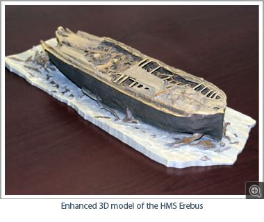 Enhanced 3D Model of HMS Erebus revealed during the 2016 Canadian ...