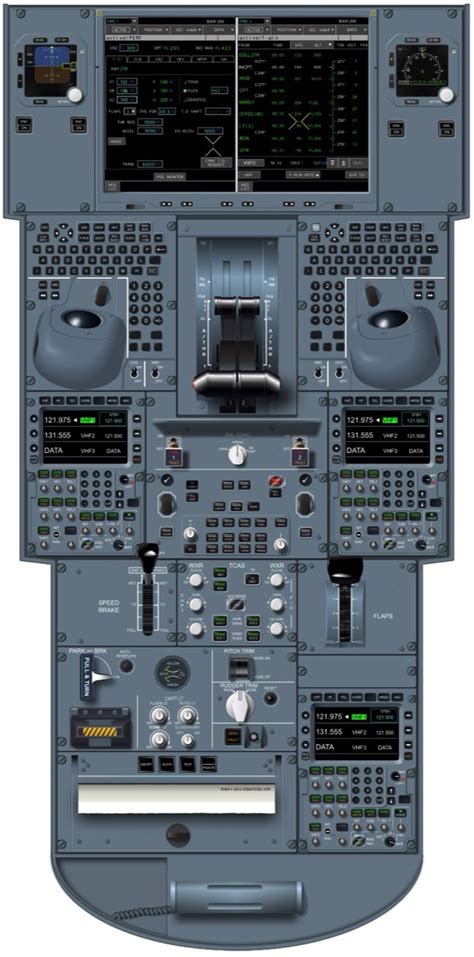 Airbus A350 Flight Deck Cockpit Training Posters by Flightvectors ...