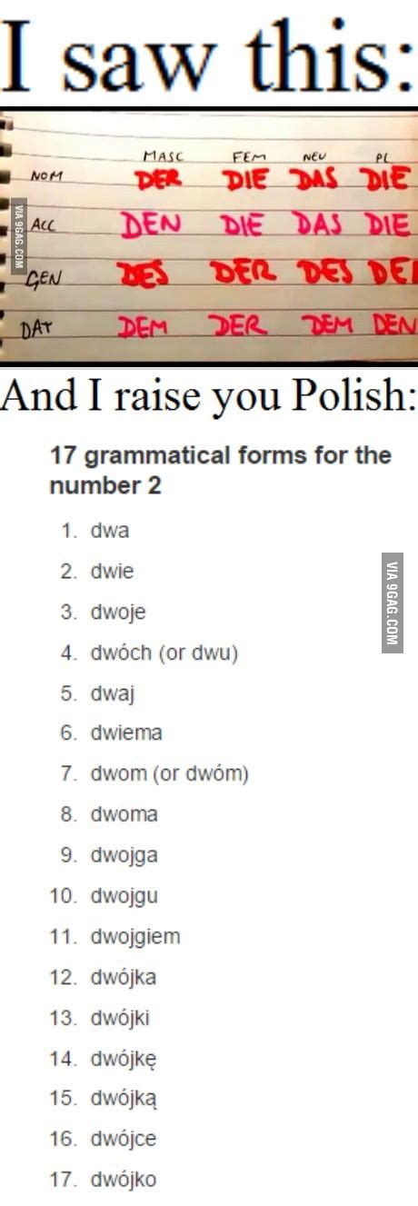 Polish grammar... - 9GAG