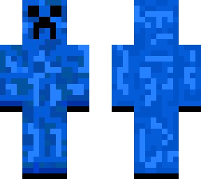 blue creeper | Minecraft Skin