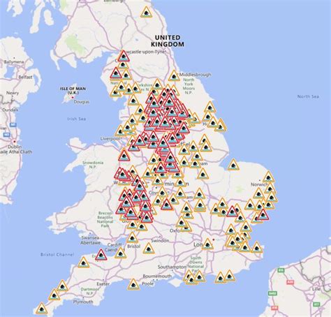 Flood warnings map: Full list of UK flooding alerts as Sheffield and ...