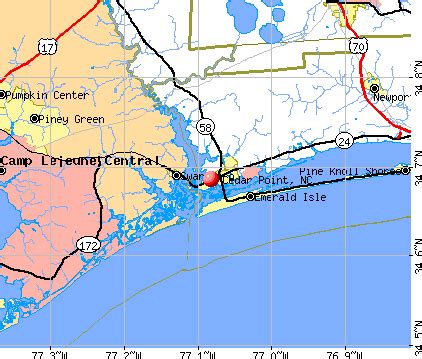 Cedar Point, North Carolina (NC 28584) profile: population, maps, real ...