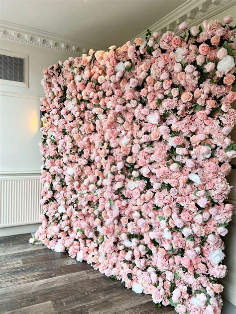 Rose Flowers Wall Wedding Decor Backdrop Artificial For Wedding ...