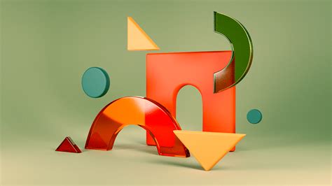 3D Abstract Compositions (2020) :: Behance