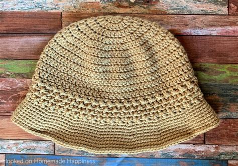 Basketweave Bucket Hat Crochet Pattern (CAL for a Cause) - Hooked on ...