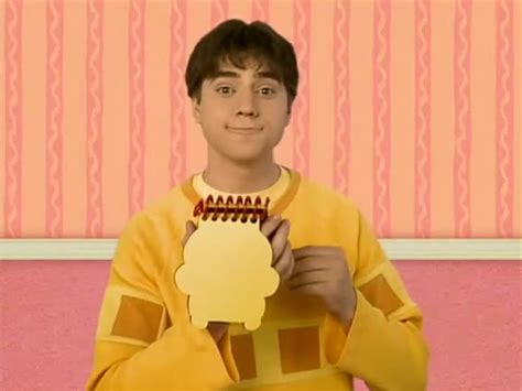 Blue's Clues Joe Is Always Use His Notebook To Draw Clues Just Like His ...