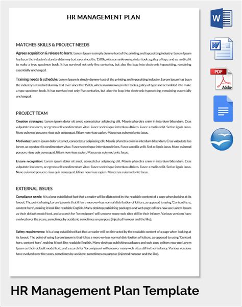 FREE 21+ Sample HR Strategy Templates in PDF, Word