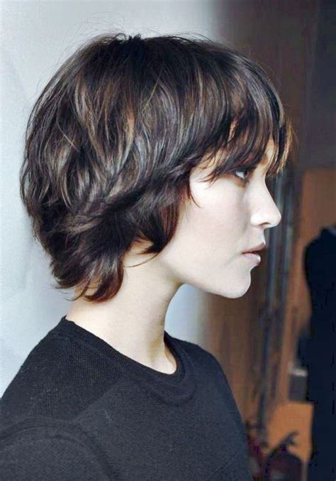 long pixie cut with bangs - ShakubRojan