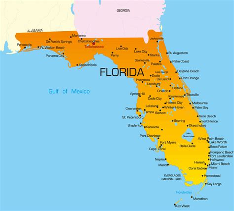 Florida US Map - Guide of the World