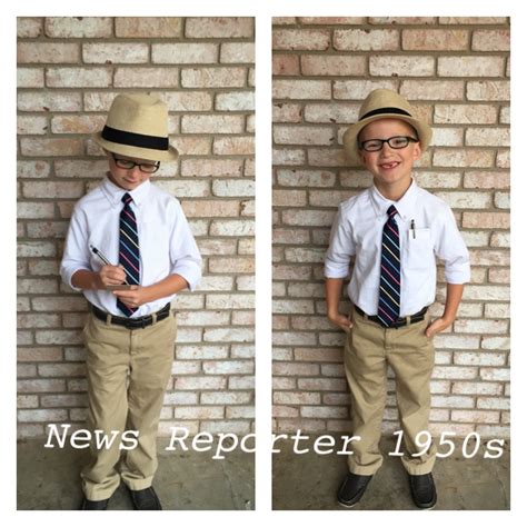 News reporter 1950s outfit | Book week costume, 1950s outfit, Costume ...