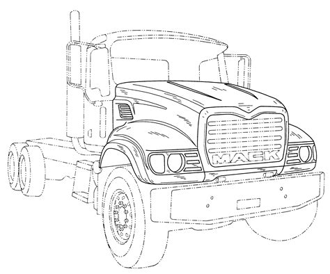 Mack Truck: How To Draw A Mack Truck