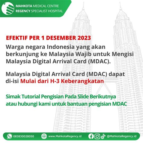 Masuk Malaysia Wajib Isi MDAC - Malaysia Digital Arrival Card