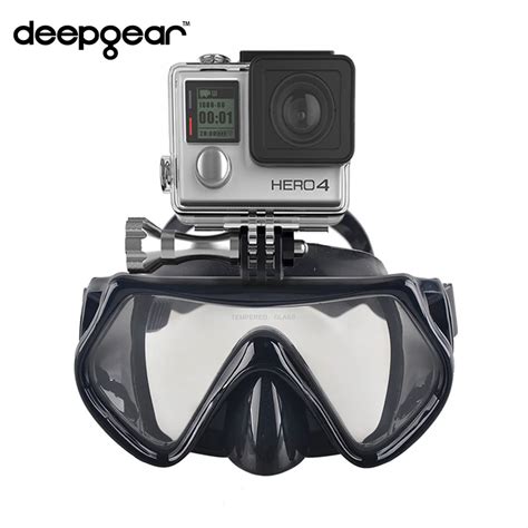 Deepgear Optical scuba diving mask One window camera snorkel mask ...