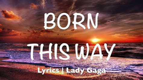 Born This Way - Lady Gaga (Lyrics) Chords - Chordify