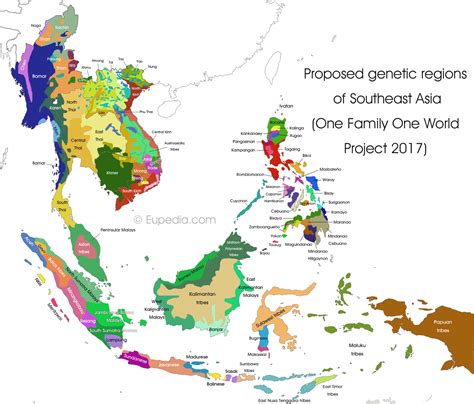 Here is an ethnic map of Southeast Asia. Take a look at how Malaysia is ...