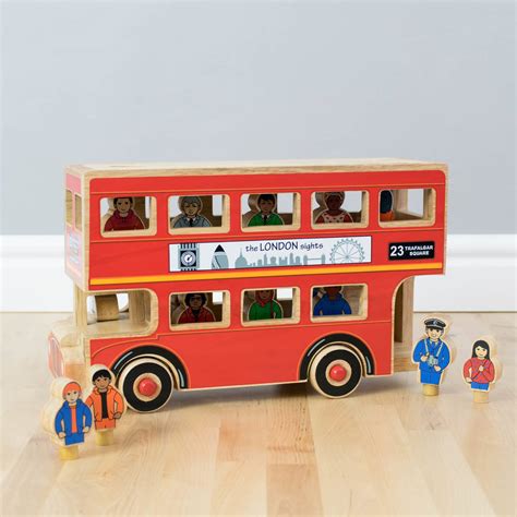 Deluxe London Bus Toy Playset By Lanka Kade