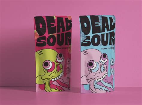 Dead Sour Candy Branding Bold Packaging Skull Candy Icon #1 by Design ...