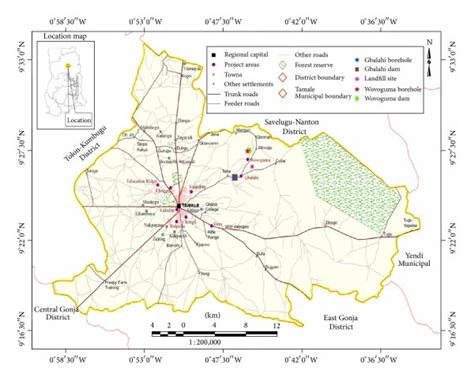 Map of Tamale showing study area. | Download Scientific Diagram