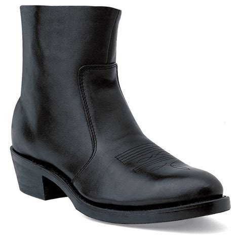 Men's Durango Boot® 7" Side Zip Boots, Black - 133350, Cowboy & Western ...