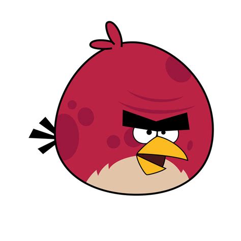 Angry Bird - Big Red Bird by life-as-a-coder on DeviantArt