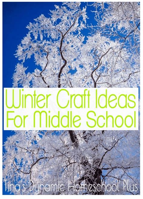 winter craft ideas for middle school