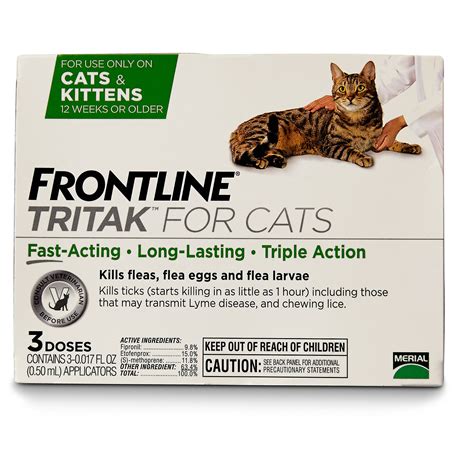 FRONTLINE TRITAK Cat Flea Treatment | Shop Your Way: Online Shopping ...