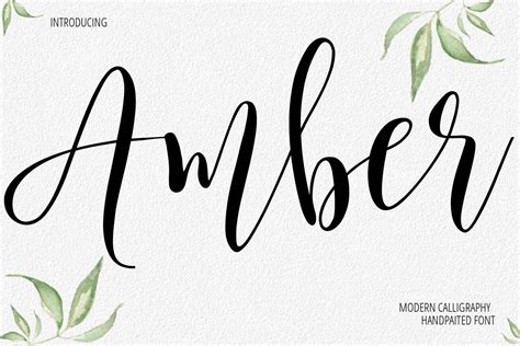 Digital font Calligraphy Handwritten Script Wedding Watercolor | Etsy