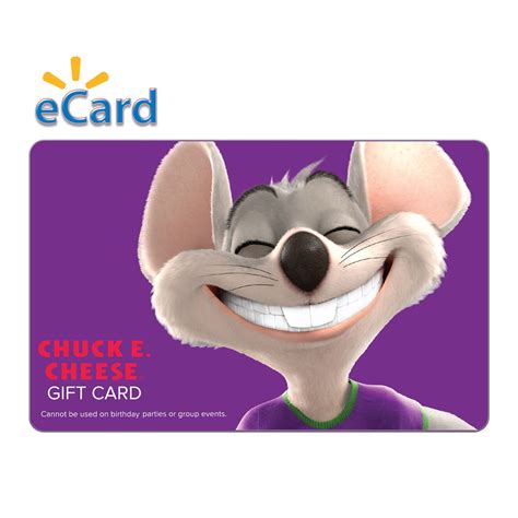 Chuck E. Cheese $25 eGift Card - Walmart.com