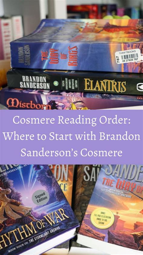 Cosmere Reading Order Where to Start with Brandon Sanderson’s Cosmere ...