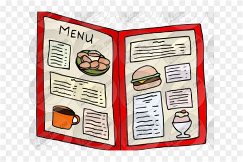 Restaurant Menu Clipart