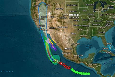 Hurricane Hilary Path, Tracker as Storm Could Bring 'Significant ...