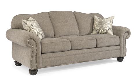 Flexsteel Bexley Traditional Sofa with Nail Head Trim | Conlin's ...