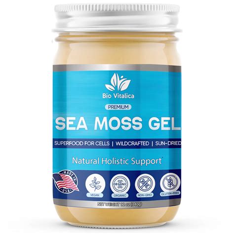 Sea Moss Gel by BioVitalica - Organic Irish Sea Moss Gel - Premium ...