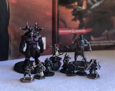 [Art] First time printing and painting D&D minis! Could use some help ...