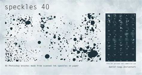 Speckled Paint | Cool Adobe Photoshop Brushes Photoshop Cs3 Brushes ...