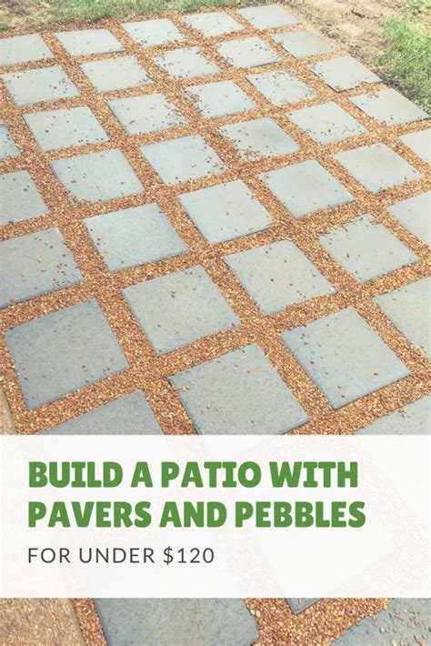 How to Build a DIY Patio for Under $120 | Outdoor Spaces