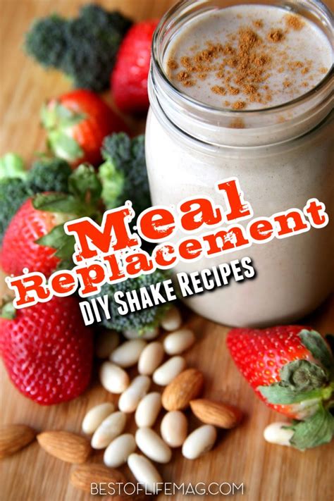 DIY Meal Replacement Shakes for Weight Loss