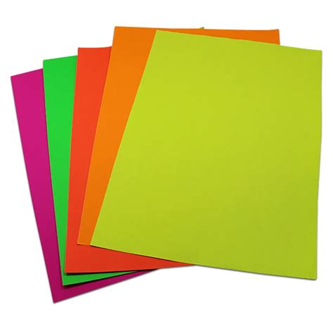 30Pcs/lot 21*29.7cm Fluorescent Colors A4 Self Adhesive Printing Kraft ...