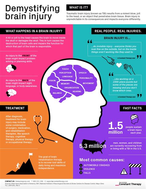 Demystifying brain injury - infographic explains the basics - Constant ...