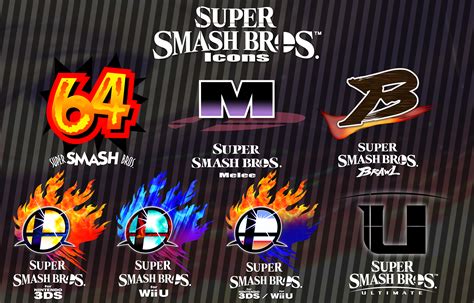 [Logos] Super Smash Bros. Logo Icons by RapBattleEditor0510 on DeviantArt