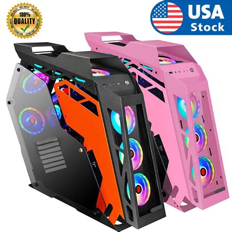 Micro Atx Gaming Case Computer Gaming Pc Case Argb Led Cabinet Computer ...