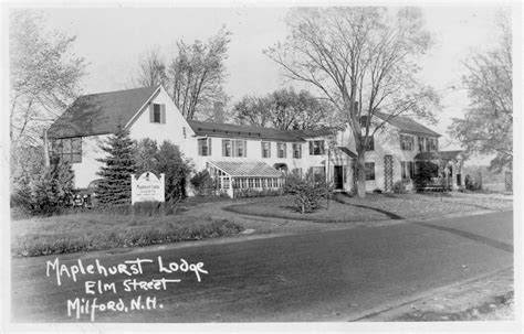 Maplehurst Lodge – Milford Historical Society