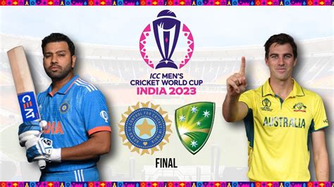 ICC Men's Cricket World Cup 2023 Final India vs Australia ...