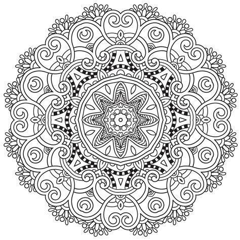 Mandala A Telecharger 2 Mandalas Coloriages Difficiles Pour Adultes ...